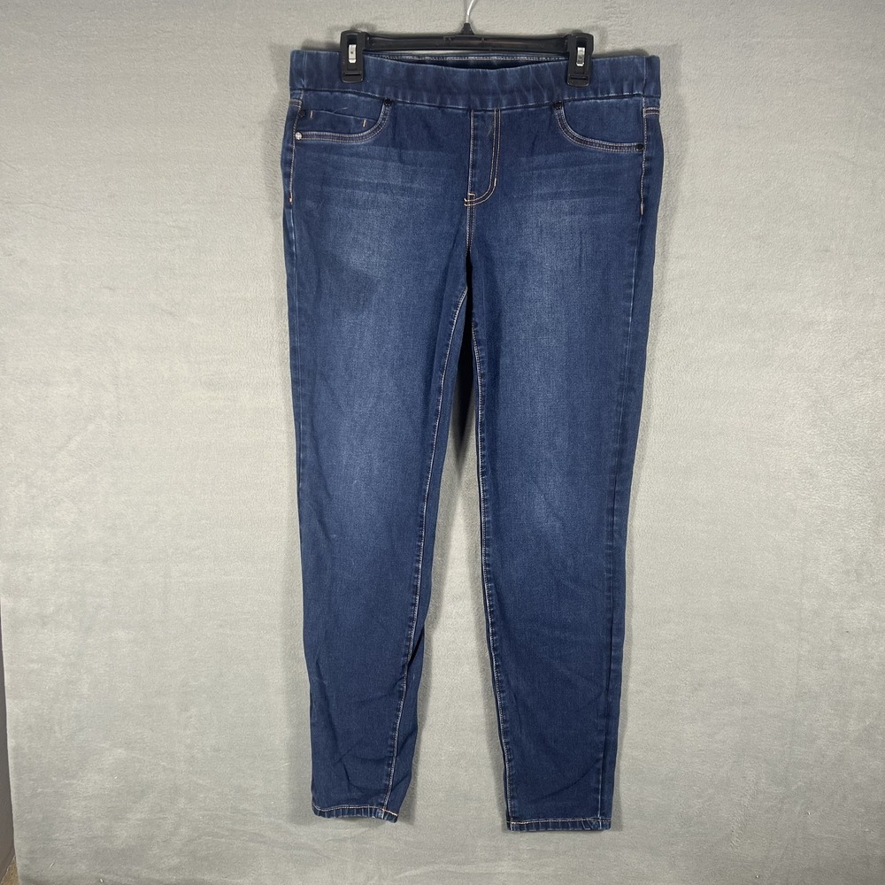 Liverpool Jeans Company Sienna Pull-On Skinny Jeans Women's US 12 Dark Wash